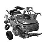 Airfix Quick Build - Ford F-150 Raptor - Grey