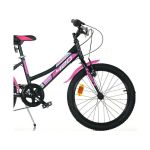 DINO Bikes - Dětské kolo 20” Aurelia černo/růžové