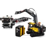 LEGO Technic - Nákladní auto Volvo FMX a elektrický bagr Volvo EC230