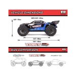 Arrma Vorteks Mega 550 1:10 RTR Basic modrá