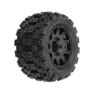 Pro-Line kolo 1:18 Badlands MX 1.85” F/R MTD, disk H12 černý (4): Granite GROM