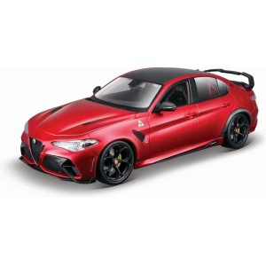 Bburago Alfa Romeo Giulia GTAm 1:18 červená metalíza