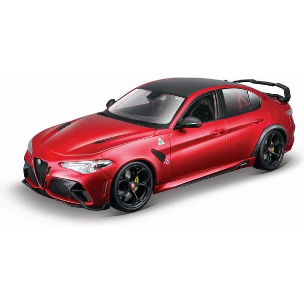 Bburago Alfa Romeo Giulia GTAm 1:18 červená metalíza