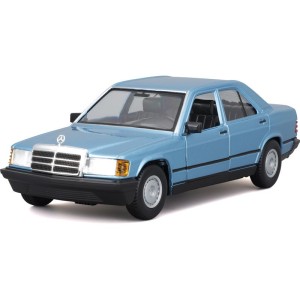 Bburago Mercedes-Benz 190E 1987 1:24 diamantová modrá