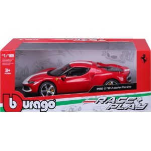 Bburago Ferrari 296 GTB Assetto Fiorano 1:18 červená