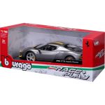 Bburago Ferrari 296 GTB Assetto Fiorano 1:18 šedá