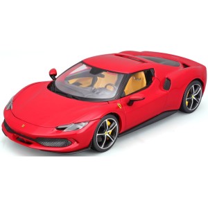 Bburago Ferrari 296 GTB 1:18 červená