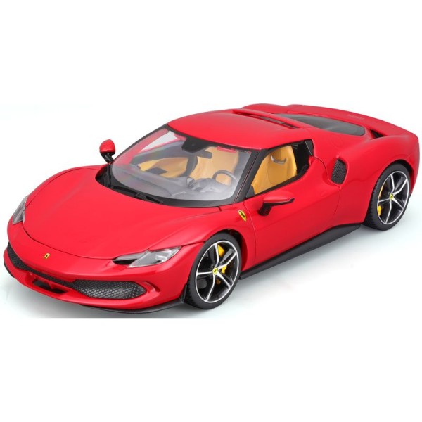 Bburago Ferrari 296 GTB 1:18 červená