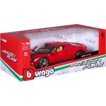 Bburago Ferrari 296 GTB 1:18 červená