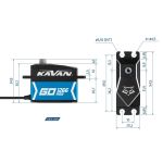 GO-1266MGW digitální servo (0.10s/60°, 60kg.cm)