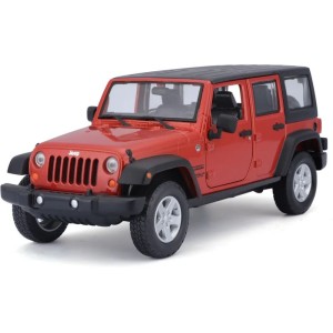 Maisto Jeep Wrangler Unlimited 1:24 2015 oranžová