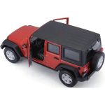 Maisto Jeep Wrangler Unlimited 1:24 2015 oranžová