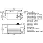 H-Speed servo HSX101 19kg.cm 0.073s/60° 25T