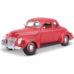 Maisto Ford Deluxe Coupe 1939 1:18 červená