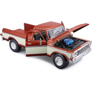 Maisto Ford F150 Pick-up 1979 1:18 hnědá metalíza