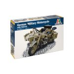 Italeri German Military Motorcycle with Sidecar (1:9)