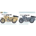 Italeri German Military Motorcycle with Sidecar (1:9)