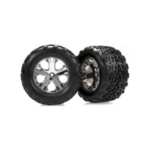 Traxxas kolo 2.8”, All-Star stříbrný disk, 29mm, pneu Talon (pár)