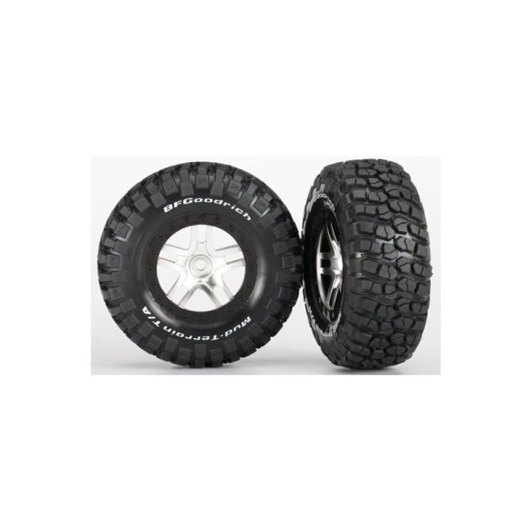 Traxxas kolo 2.2/3.0”, disk SCT Split-Spoke saténový-černý, pneu KM2 S1 (2)