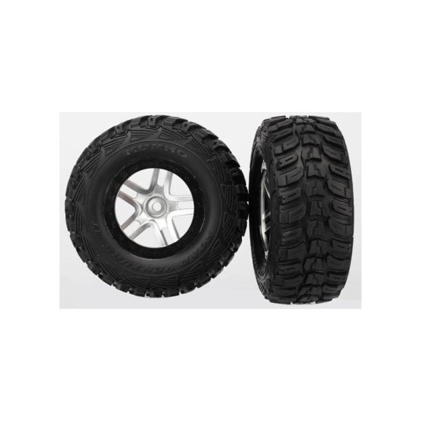 Traxxas kolo 2.2/3.0”, disk SCT Split-Spoke saténový-černý, pneu Kumho (2)