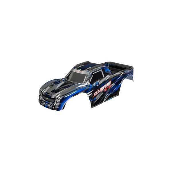 Traxxas karosérie Stampede 4X4 VXL modrá (bezsponková)