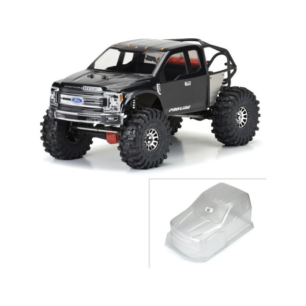 Pro-Line karosérie 1:6 2017 Ford F-250 Super Duty čirá: SCX6