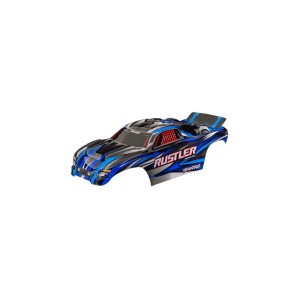 Traxxas karosérie Rustler modrá (bezsponková)