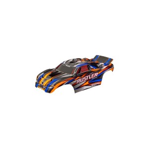 Traxxas karosérie Rustler oranžová (bezsponková)