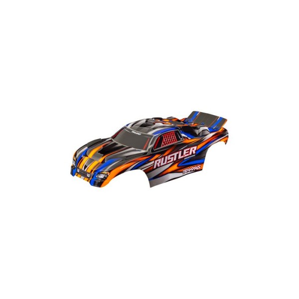 Traxxas karosérie Rustler oranžová (bezsponková)