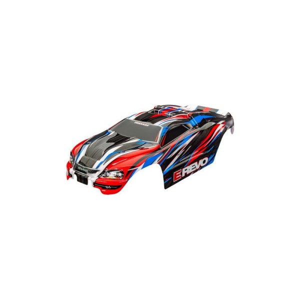 Traxxas karosérie E-Revo 1:16 červeno-modrá