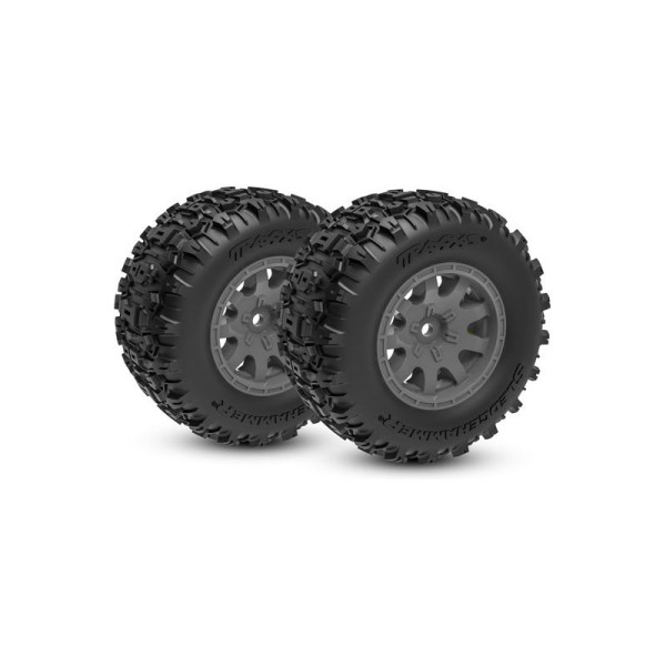 Traxxas kolo 2.1/2.6”, disk šedý, pneu Sledgehammer (zadní) (2)