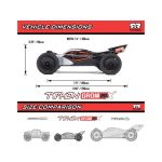 Arrma Typhon Grom 223S BLX 1:18 4WD RTR Basic stříbrná