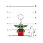 LEGO svítící klíčenka - Star Wars Baby Yoda ve svetru