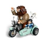 LEGO Harry Potter - Hagrid a Harry na motorce